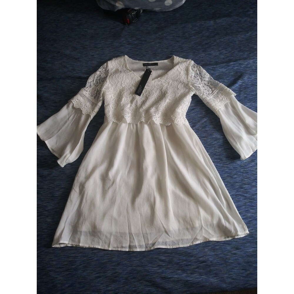 ZANZEA All White Dress In Size Small...A-1
